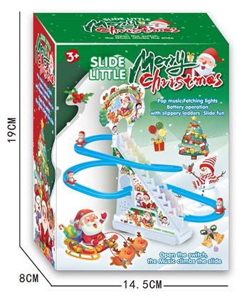 Santa Claus climbs stairs (6 pieces)   ITEM NO.： W057422