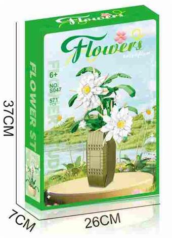 Building Blocks Epiphyllum 571PCS - Flower Series   ITEM NO.： W060020