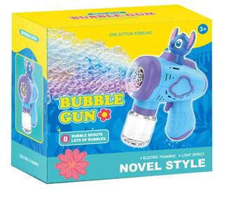 8-hole Stitch automatic bubble machine with light   ITEM NO.： W055750