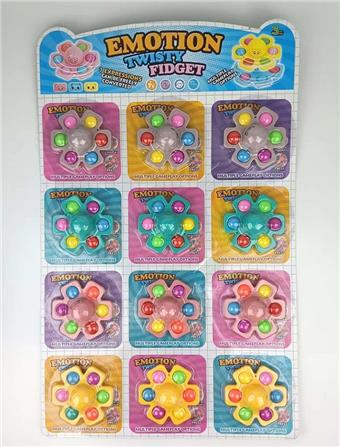 Face changing Octopus Bubble Music Top Suction Board Set (12 pieces/board)   ITEM NO.： W041475