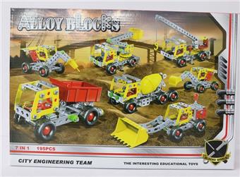 195pcs metal assembled toys   ITEM NO.： W042409