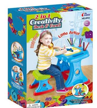 2-in-1 easel learning desk   ITEM NO.： W061470
