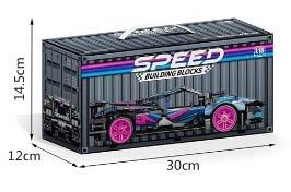 1: 18 Power Ferrari (Cyberpunk) Container Edition 426PCS (Low Price Impulse)   ITEM NO.： W044993