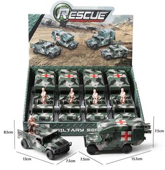Inertial Hummer military vehicle (8 units, 2 mixed models)   ITEM NO.： W041749