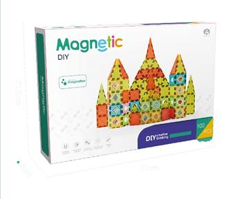 5.5CM color window magnetic sheet 102PCS   ITEM NO.： W046552