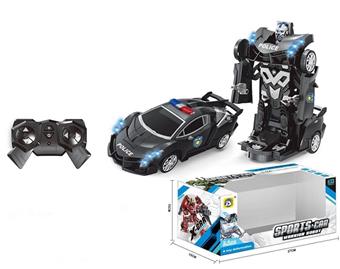 6-way remote control one click transformation Lamborghini transformation car (including charging wire and one lithium battery) remote control transformation robot transformation toy   ITEM NO.： W054899