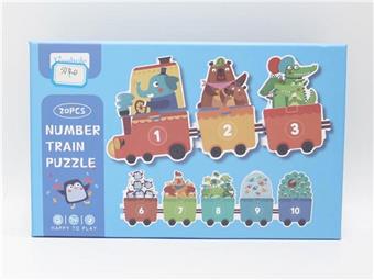 Digital train puzzle   ITEM NO.： W043571
