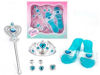 Princess Fairy Stick Electroplating Jewelry Set   ITEM NO.： W057783