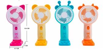 Animal handheld fan with base   ITEM NO.： W042096