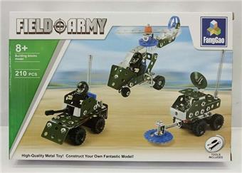 Metal assembled military kit 210PCS   ITEM NO.： W042510