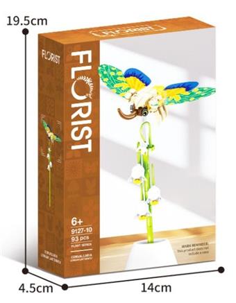 Linglan Flower Dragon Eye Chicken 93PCS low-priced impulse version   ITEM NO.： W044458