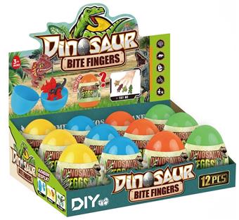 Surprise Egg Bite Dinosaur Blind Box (with Keychain)   ITEM NO.： W048363