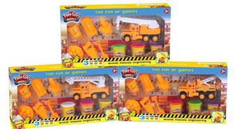 Engineering vehicle colored clay   ITEM NO.： W053572