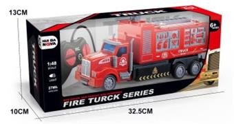 27Mhz， 1: 48 Four way remote control sprinkler fire truck (with lights) [not including electricity]   ITEM NO.： W067800