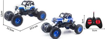 1: 18 27 frequency four-way light Jeep off-road climbing police car   ITEM NO.： W060670