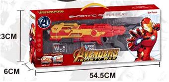 (Iron Man) Water Bullet. Soft bullet dual-purpose gun   ITEM NO.： W065363