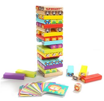 Animal building blocks stacked high   ITEM NO.： W044202
