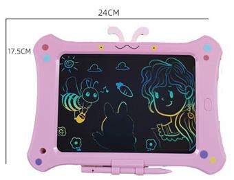 8.5-inch butterfly color screen LCD electronic writing board drawing board graffiti drawing board handwriting board (CR2025 power pack * 1) monochrome clear installation   ITEM NO.： W056483