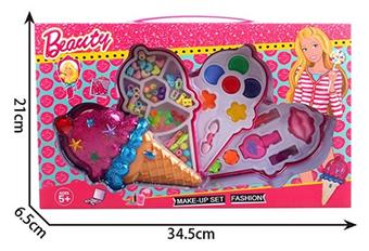 Ice cream fashion Barbie three-layer bead+cosmetics   ITEM NO.： W058574