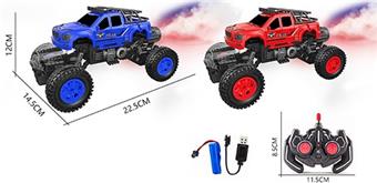 1: 16 Six way light spray pickup truck climbing police car   ITEM NO.： W060639