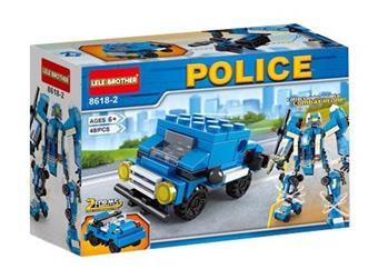 Police series - Emergency rescue vehicles 48pcs   ITEM NO.： W046136