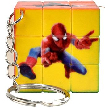 3.5CM Super Mario Cube with Keychain   ITEM NO.： W048150