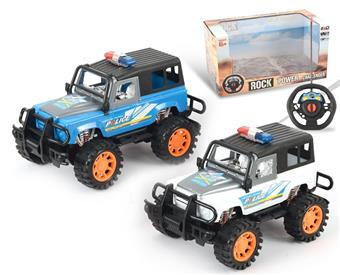 2-way remote control Land Rover off-road police car   ITEM NO.： W060507