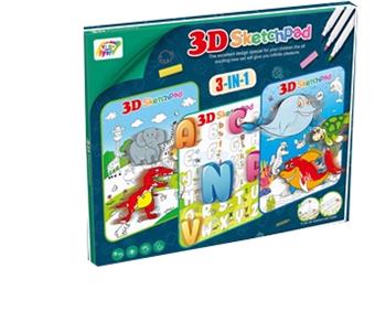 Three in one 3D drawing board   ITEM NO.： W061189