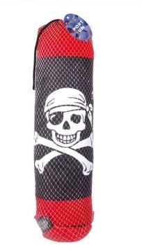 Sandbags in pirate flags with mesh bags   ITEM NO.： W063219