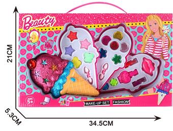 Fashion Barbie Ice Cream Three Layer Cosmetics Box   ITEM NO.： W058099
