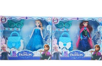 11.5-inch live action hand Frozen with glasses and handbag accessories, 2 mixed designs   ITEM NO.： W055545