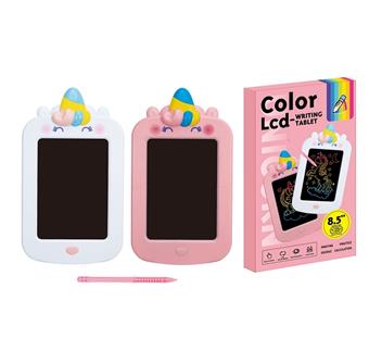 8.5-inch LCD writing board unicorn color   ITEM NO.： W056141