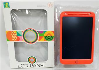 LCD writing board color 10 inches (with vacuum sealed delivery battery, screwdriver, and pen)   ITEM NO.： W056576