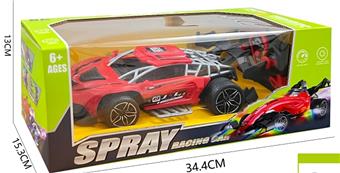 1: 14 Five way 2.4G remote control skeleton car (spray)   ITEM NO.： W060833