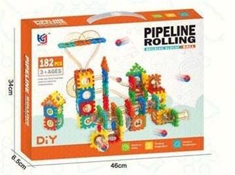 Ball track building blocks (185PCS)   ITEM NO.： W046424