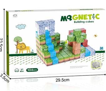 Forest theme 2.5CM magnetic block 104P&nbsp;&nbsp;&nbsp;ITEM NO.： W046730