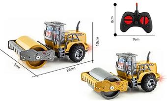 1: 32 Four way remote control lighting flat arm roller road engineering vehicle   ITEM NO.： W060694