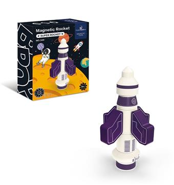 Magnetic Rocket - Superpower Rocket (9PCS)   ITEM NO.： W047295