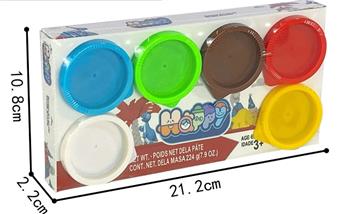 Six bottles of one color clay   ITEM NO.： W053627
