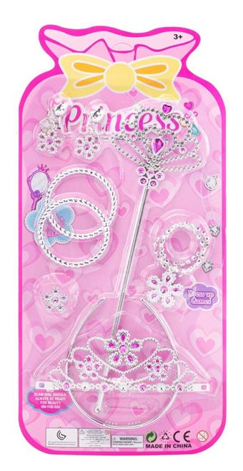 Princess Fairy Stick Electroplating Jewelry Set   ITEM NO.： W057772