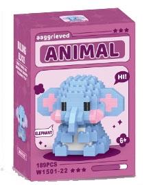 Injustice Elephant 189PCS - Micro Particle Building Blocks Low Price Impulse Edition   ITEM NO.： W044591