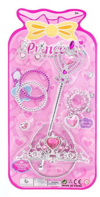 Princess Fairy Stick Electroplating Jewelry Set   ITEM NO.： W057770