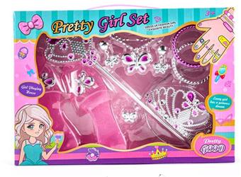 Princess Fairy Stick Electroplating Jewelry Set   ITEM NO.： W057799