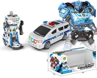6-way remote control one click transformation Elfa transformation car (including charging wire and one lithium battery) remote control transformation robot transformation toy   ITEM NO.： W054895