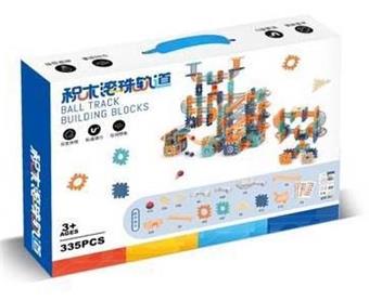 Children's puzzle assembly ball track building blocks 335pcs   ITEM NO.： W046444