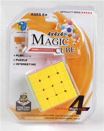 (GCC) fourth-order solid color Rubik's Cube puzzle puzzle puzzle puzzle, decompression and venting puzzle toy, finger game   ITEM NO.： W042780