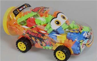 Engineering Series - Dynamic Run Multi color Hybrid Weighing 320g (Approximately 55PCS) Car   ITEM NO.： W045350