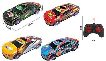 27 frequency 1:24 four-way tensile graffiti alloy remote control car with lights   ITEM NO.： W060814