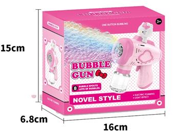 8-hole KT cat automatic bubble machine with light   ITEM NO.： W055751