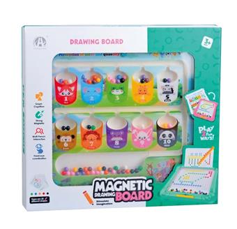 Magnetic double-sided color recognition pen drawing board   ITEM NO.： W046629